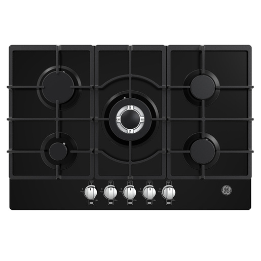 Cubierta de Empotre a Gas 77 cm Vidrio Negro GE - CGG7715V2 Cubierta de Empotre a Gas 77 cm Vidrio Negro GE - CGG7715V2