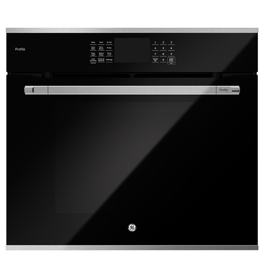 Horno a Gas LP 80 cm (30 pulgadas) Acero inoxidable con vidrio negro GE PROFILE - HGP8050K1