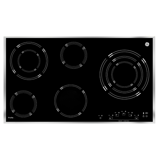 Parrilla Vitrocerámica 90cm Vidrio Negro GE Profile - PP936SMSS1 Parrilla Vitrocerámica 90cm Vidrio Negro GE Profile - PP936SMSS1