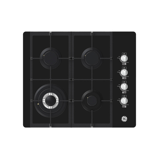 Cubierta de empotre a gas de 60 cm GE Appliances vidrio negro - CGG6025V1 Cubierta de empotre a gas de 60 cm GE Appliances vidrio negro - CGG6025V1