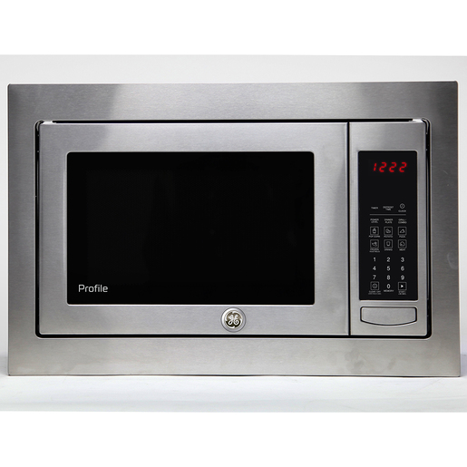 Horno de microondas de 31.1 litros GE Profile acero inoxidable con vidrio negro - PEB110SFSS Horno de microondas de 31.1 litros GE Profile acero inoxidable con vidrio negro - PEB110SFSS